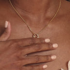 Signet Birthstone Charm