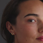 Pave Diamond Duo Huggies