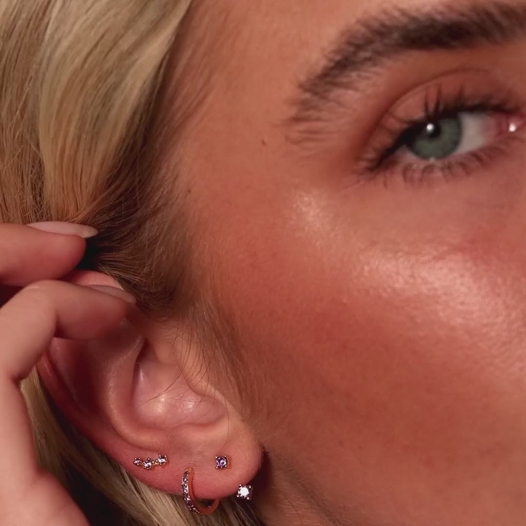 Birthstone Earring Trio Set