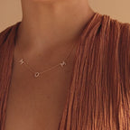 Pave Mom Necklace
