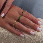 Birthstone Inlay Band