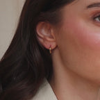 Mini Hammered Hoops Set