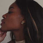 Micro Triple Knot Earrings