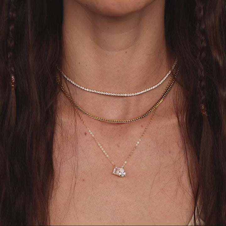 Collier Diamants Toi et Moi