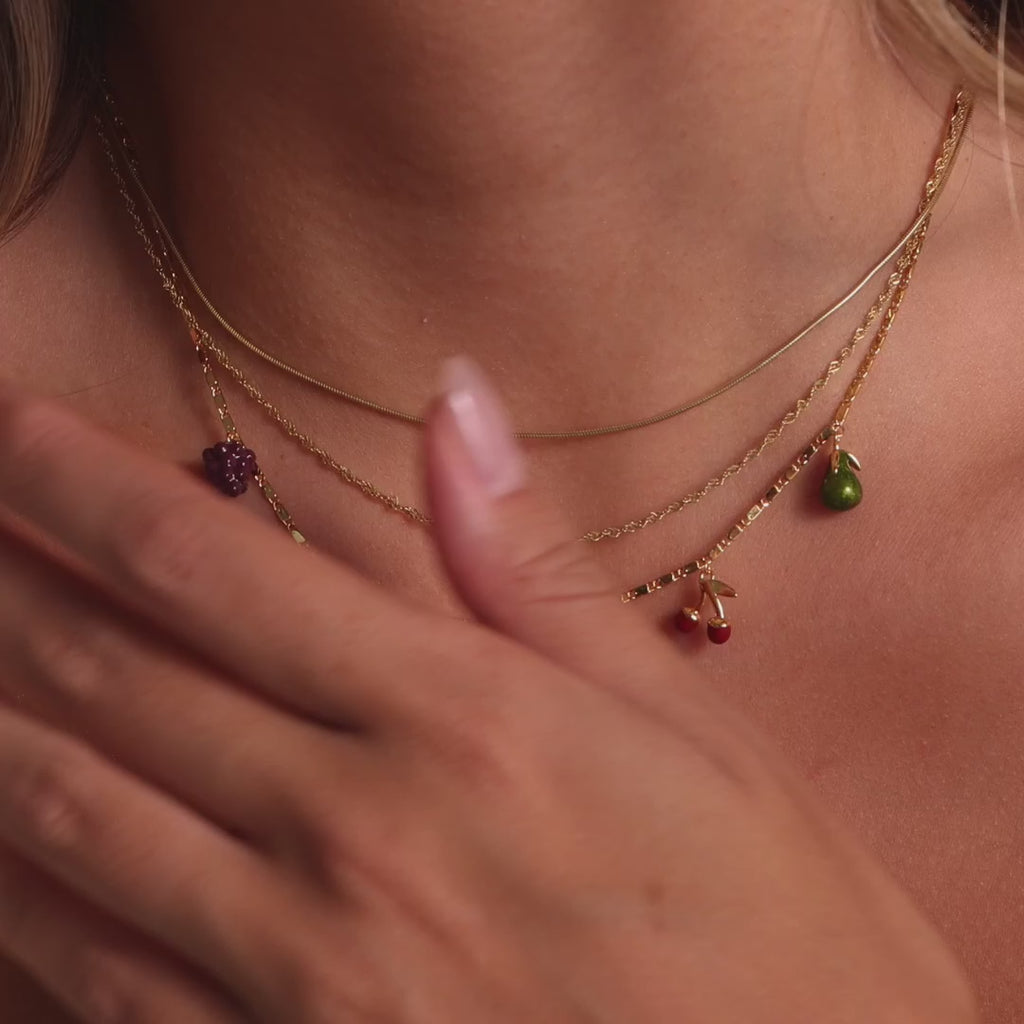 Fruit Stand Necklace in 18K Gold