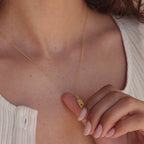 Newsletter Oval Tag Necklace