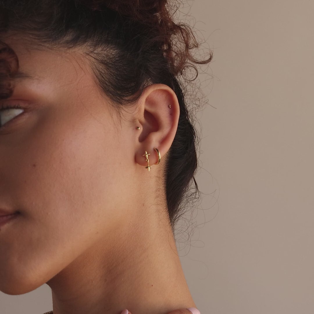 Star Drop Flatback Studs