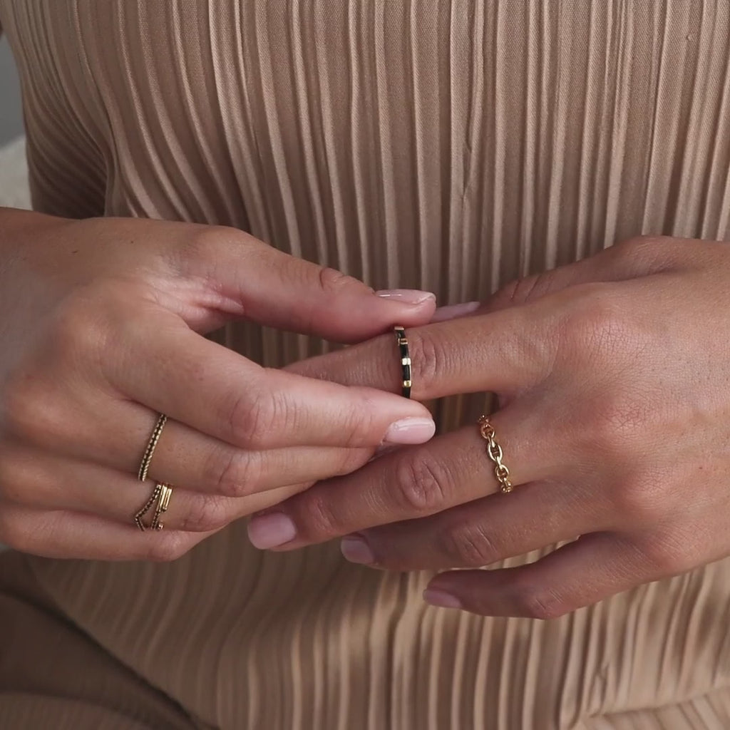 Half Eternity Birthstone Ring