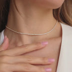 Classic Diamond Tennis Bracelet in 18K Gold