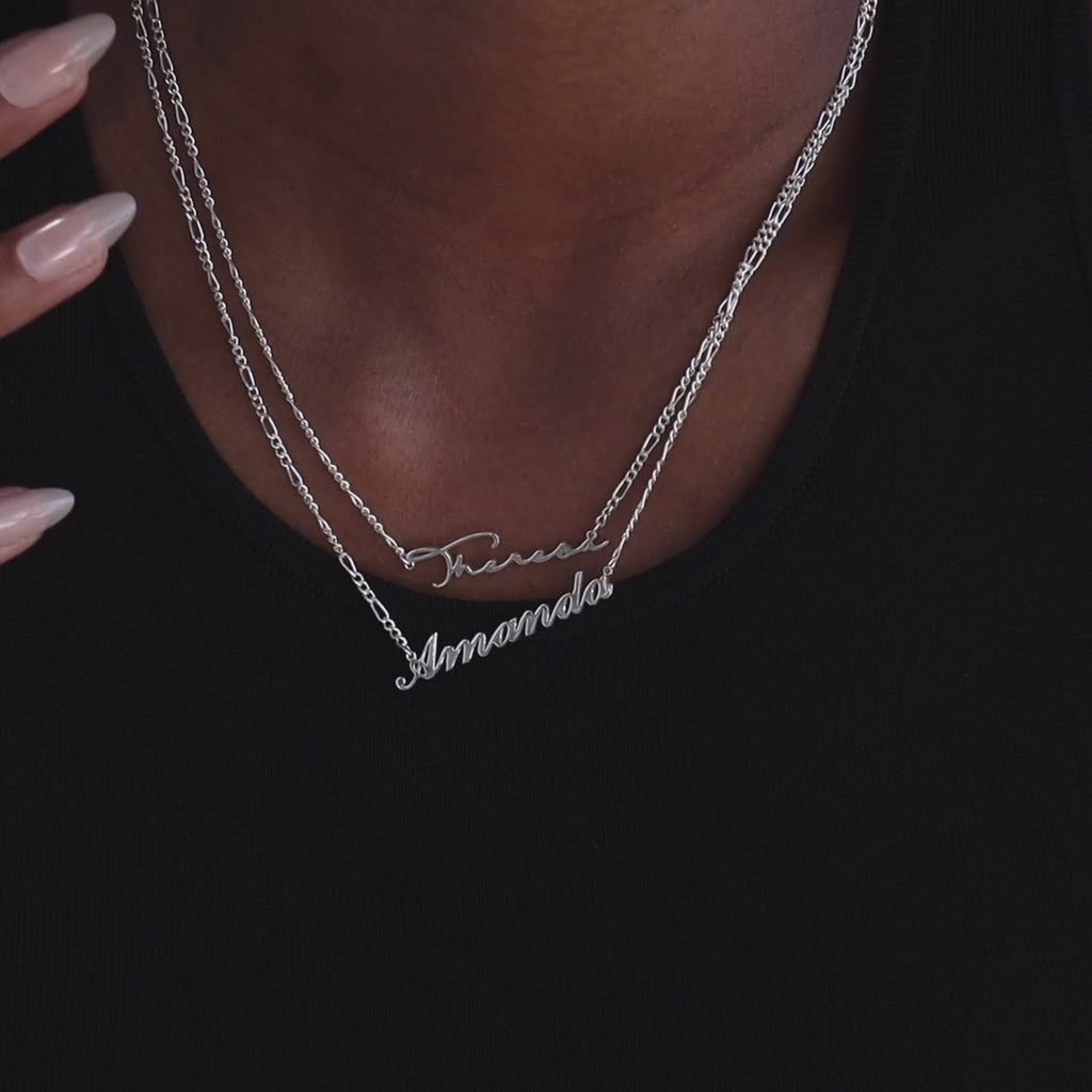 Collier prénom Carrie en chaîne Figaro