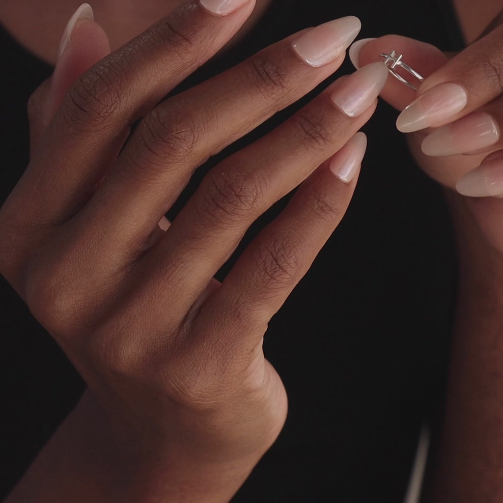 Alex Dainty Letter Ring