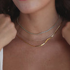 Aquamarine Tennis Choker Necklace