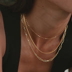 Collier à mailles épaisses en or 18 carats