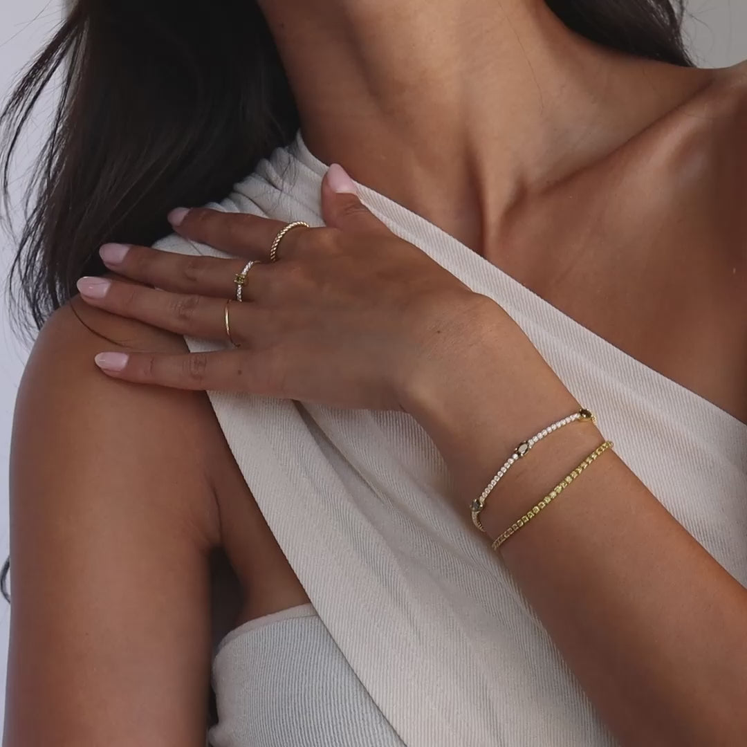 Diamond Birthstone Tennis Bracelet