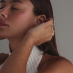 Princess Cut Birthstone Huggies