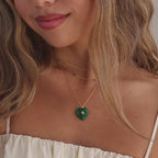 Dainty Jade Station Necklace