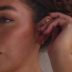 Rhombus Birthstone Flatback Studs