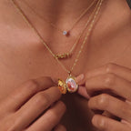 Floral Locket Necklace