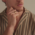 Vintage Black Signet Ring