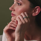 Oval Jade Signet Ring