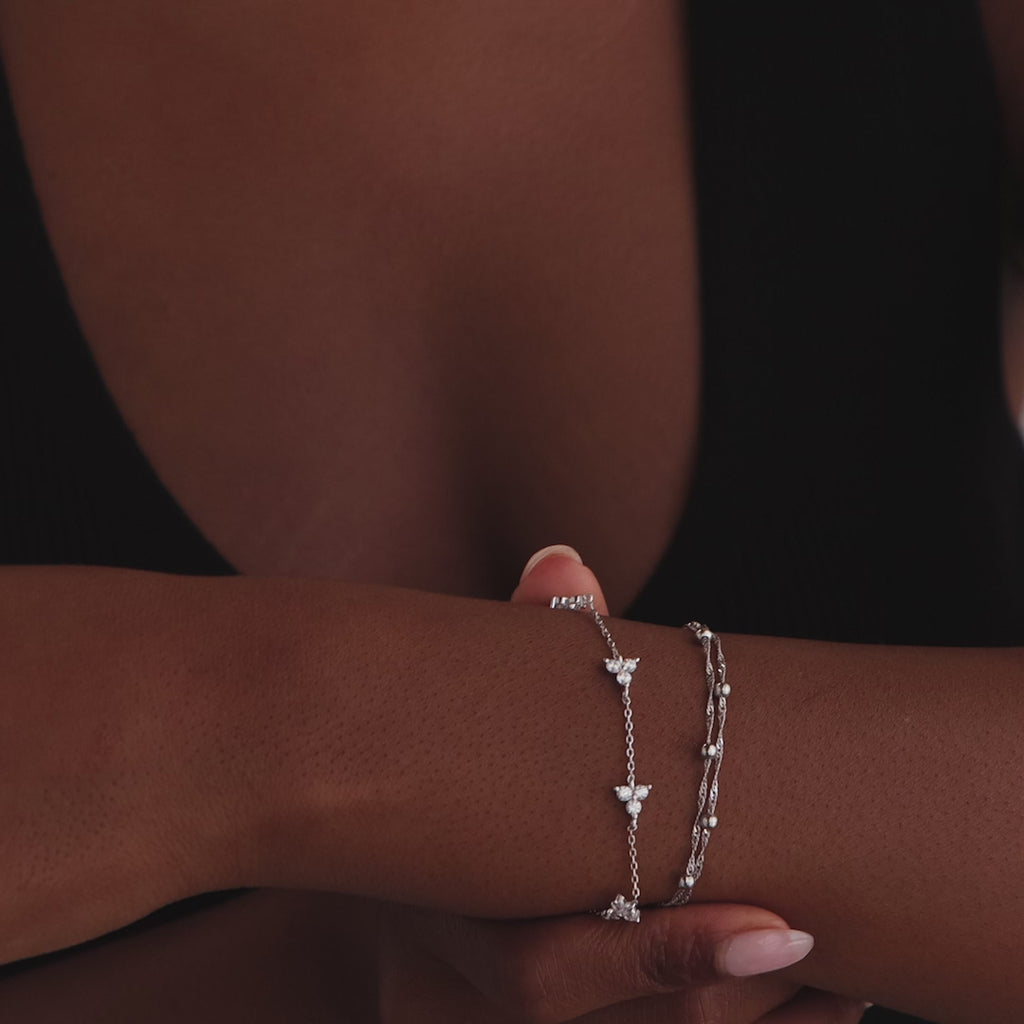 Mini Lily Diamond Bracelet