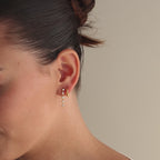 Diamond Chain Drop Earrings