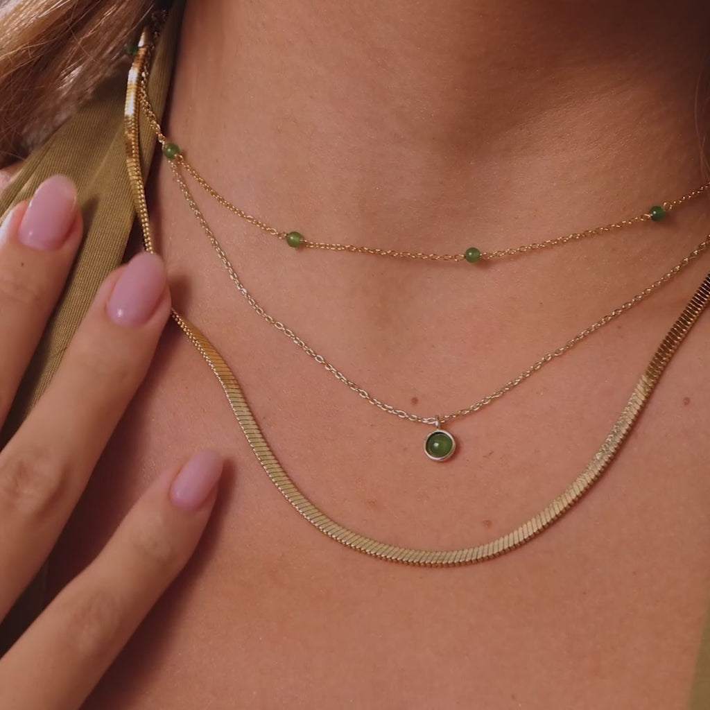 Jade Charm Necklace