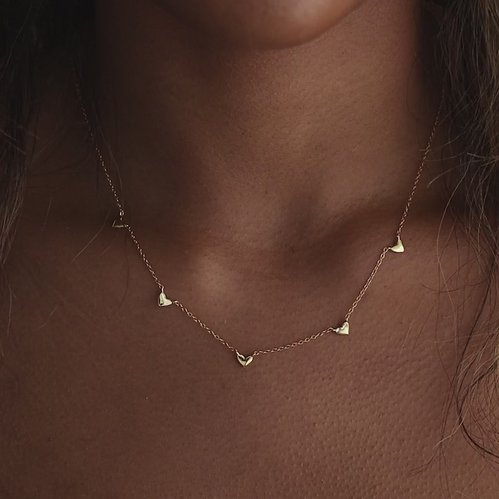 Heart Station Necklace