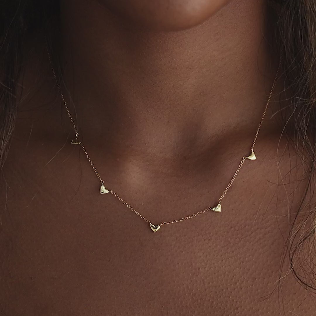 Heart Station Necklace