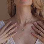 Malachite & Moonstone Necklace