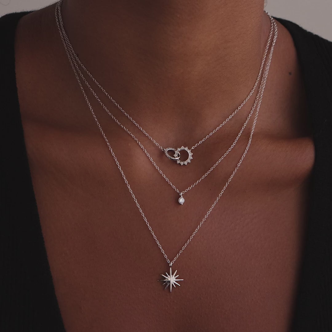 Sun & Moon Eternity Necklace