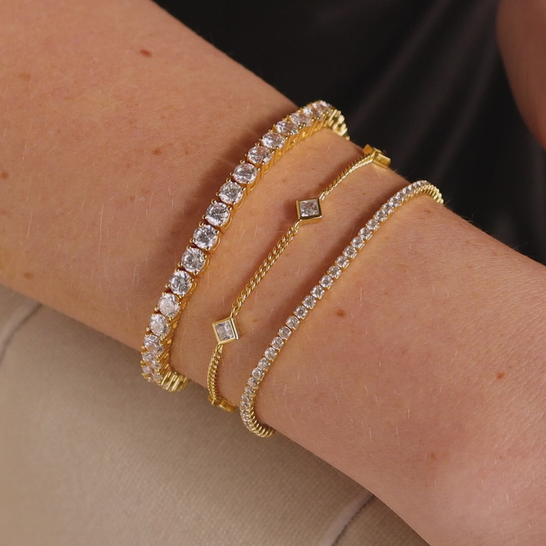 Bold Diamond Tennis Bracelet