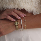 Bracelet tennis Princess Diamond en or blanc