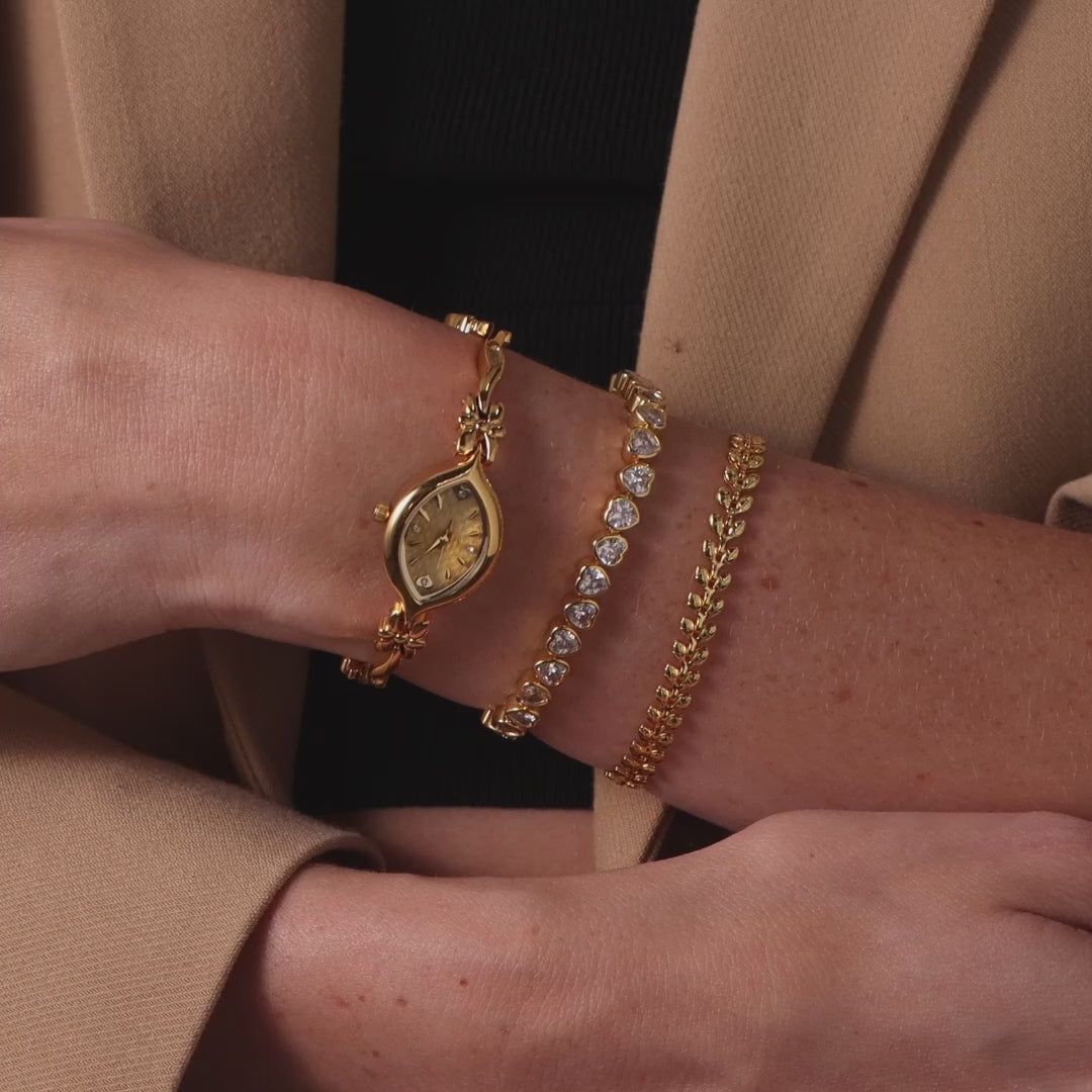 Floral Twist Timepiece