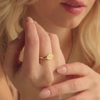 Anillo de sello inglés antiguo