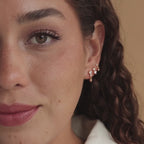 Triple Diamond Studs Set