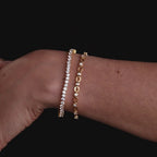 Gemstone Chain Tennis Bracelet