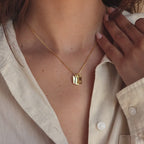 Old English Mini Tag Necklace