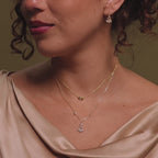 Holiday Diamond Tree Necklace in 18K Gold