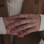 Toi et Moi Baguette Birthstone Ring