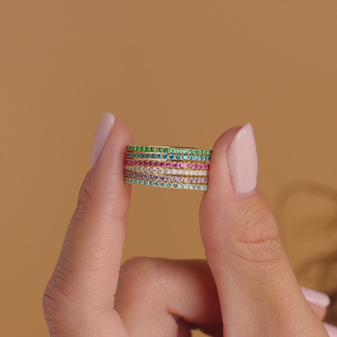 Eternity Birthstone Ring