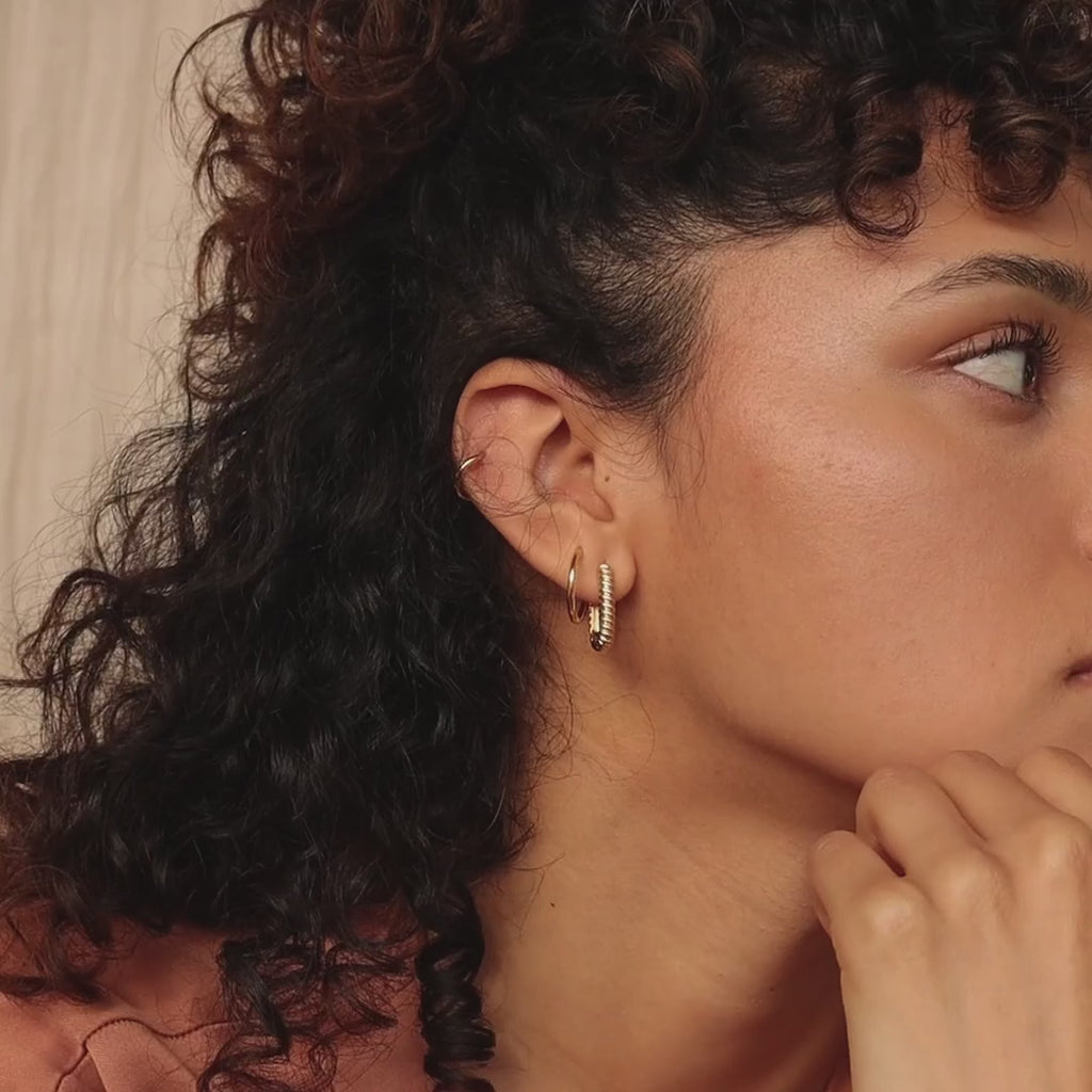 Créoles à maillons torsadés