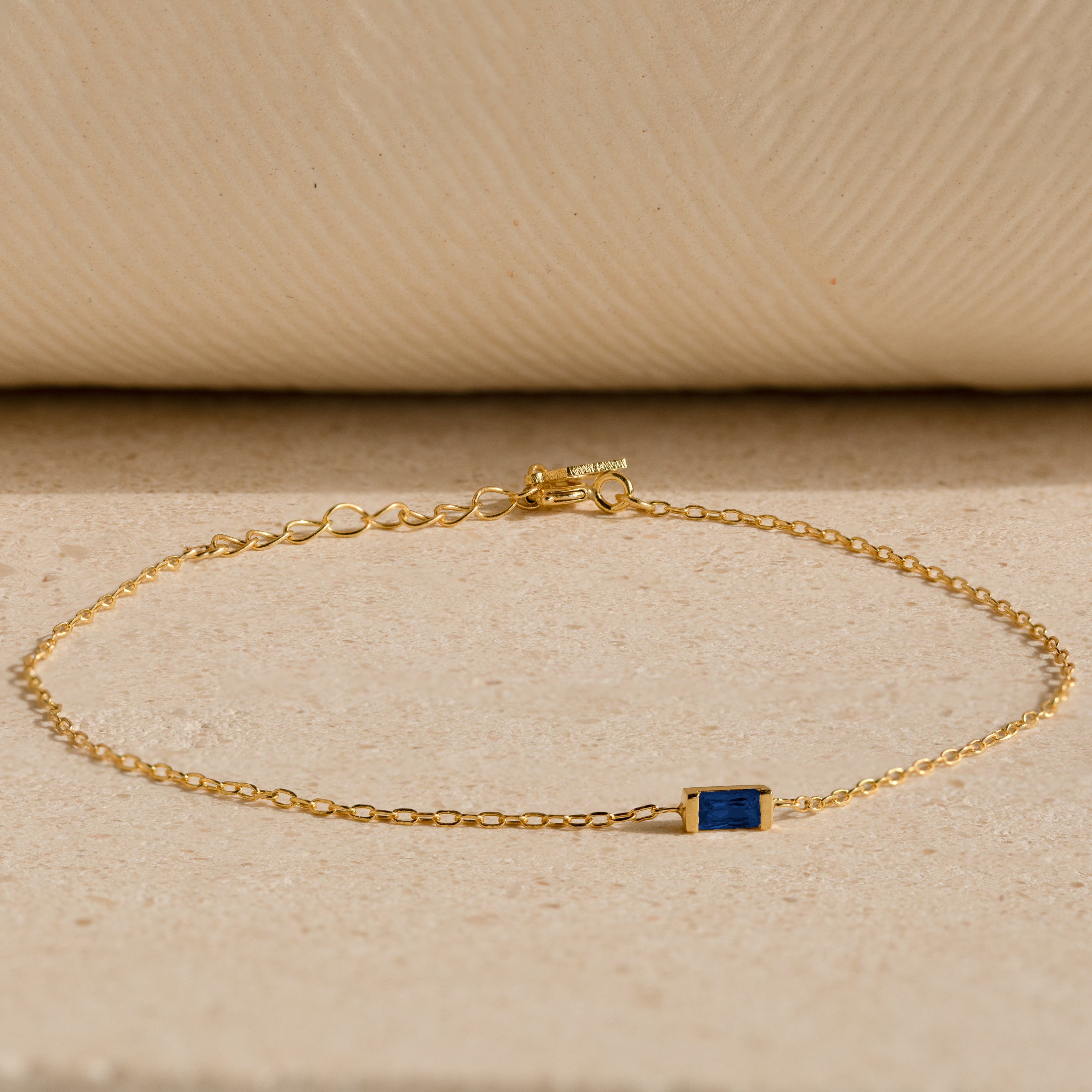 Baguette Birthstone Bracelet
