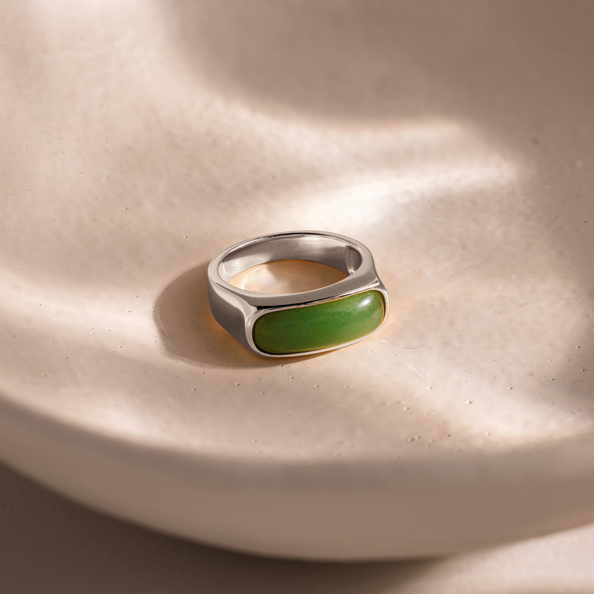Jade Signet Ring