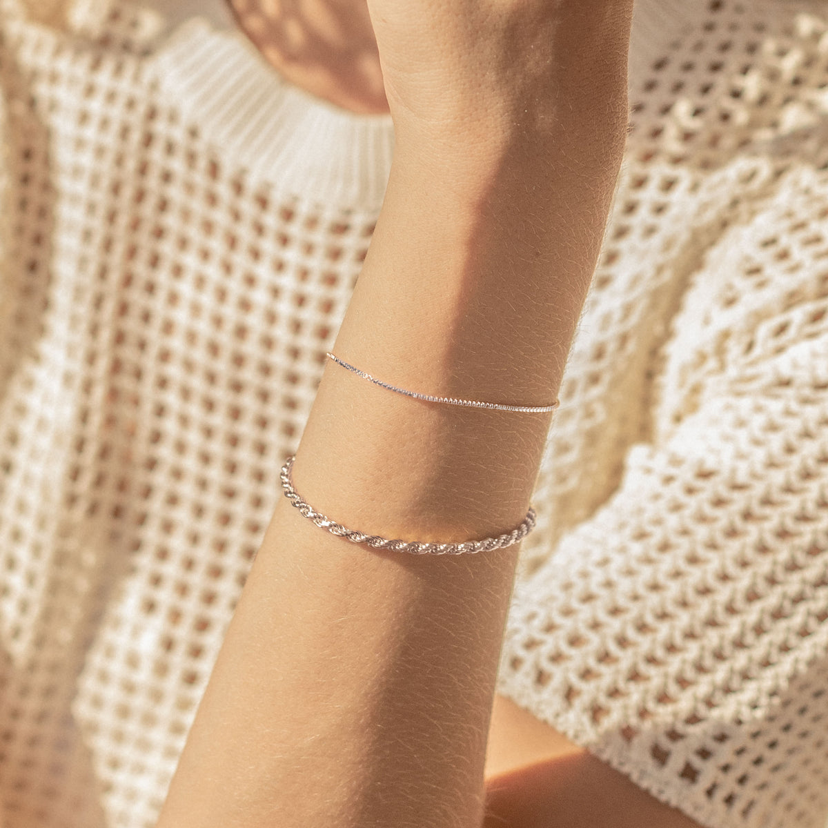 Pulsera de cadena de cuerda