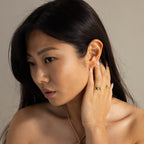 Moonstone Studs