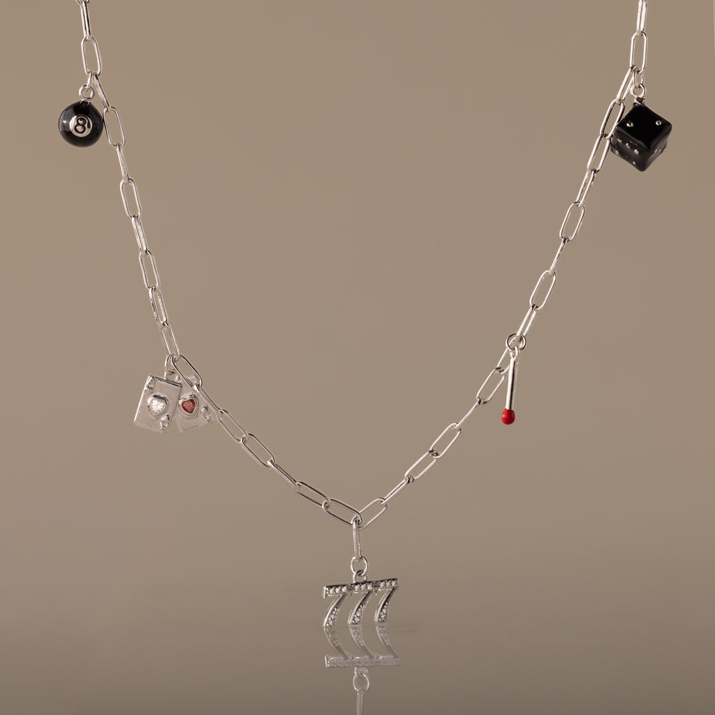 House of Luck Necklace in Silver