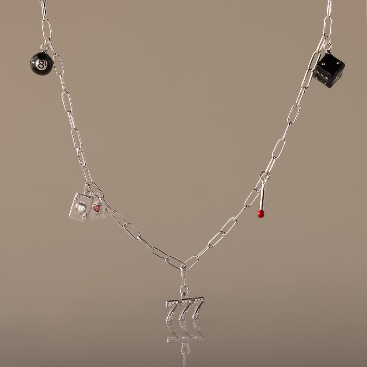 House of Luck Necklace in Silver