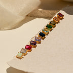 Emerald Birthstone Studs