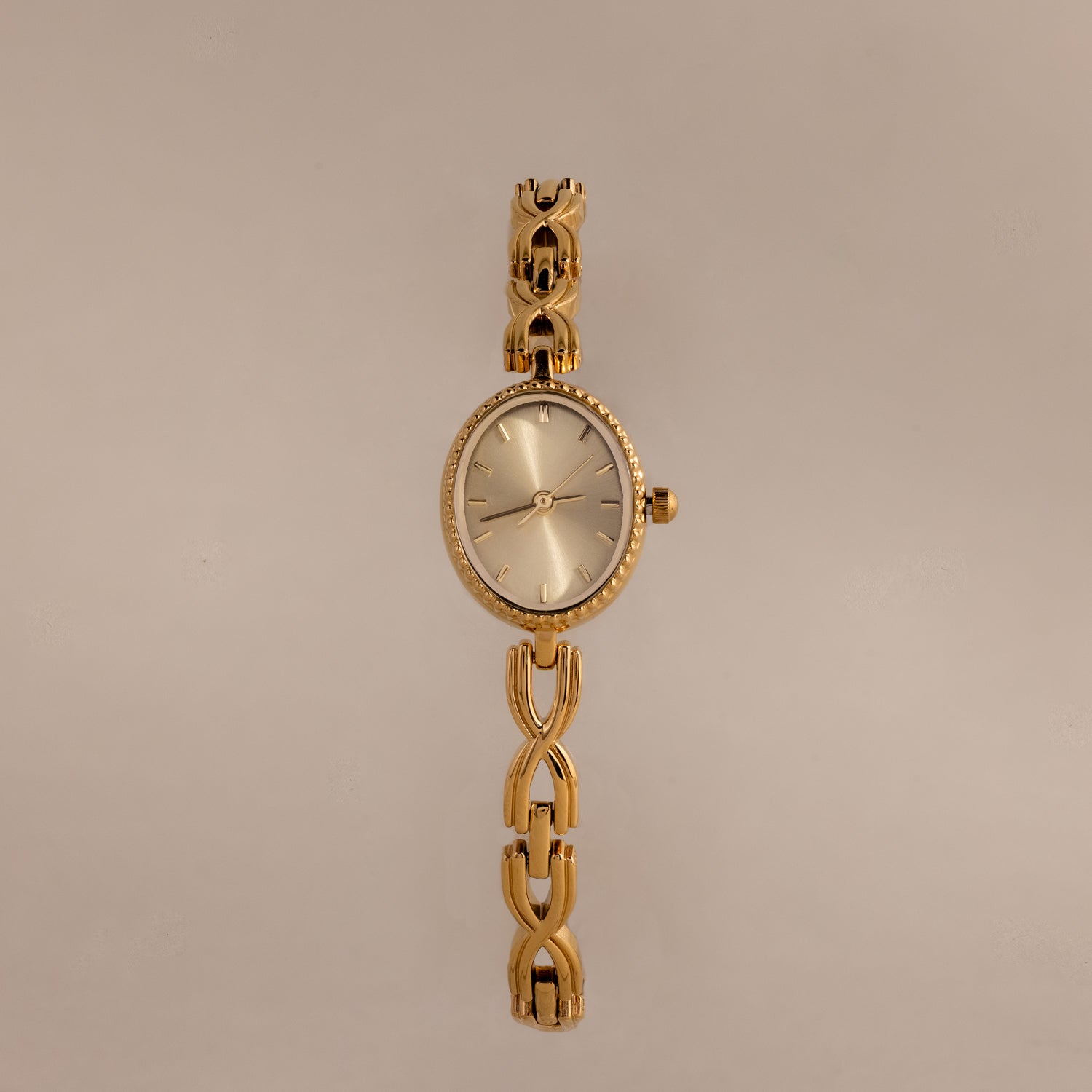 Oval Infinity Link Timepiece